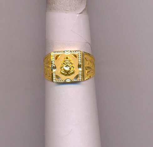 GOLD RING GENTS PLAIN GENERAL