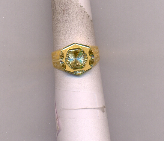 GOLD RING GENTS PLAIN GENERAL