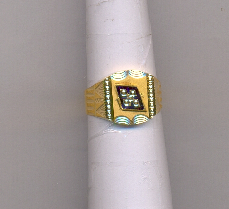 GOLD RING GENTS PLAIN GENERAL