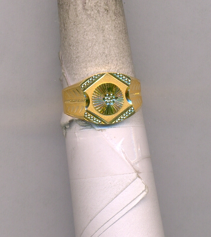 GOLD RING GENTS PLAIN GENERAL