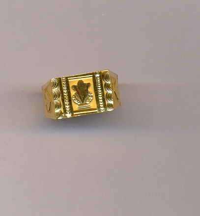 GOLD RING GENTS PLAIN GENERAL