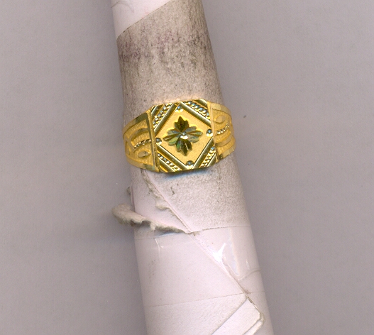 GOLD RING GENTS PLAIN GENERAL