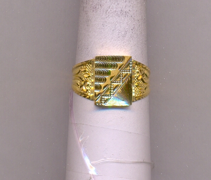 GOLD RING GENTS PLAIN GENERAL