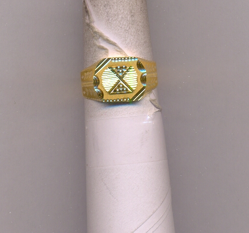 GOLD RING GENTS PLAIN GENERAL