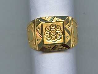 GOLD RING GENTS PLAIN GENERAL