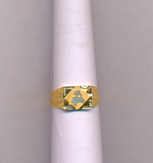 GOLD RING GENTS PLAIN GENERAL