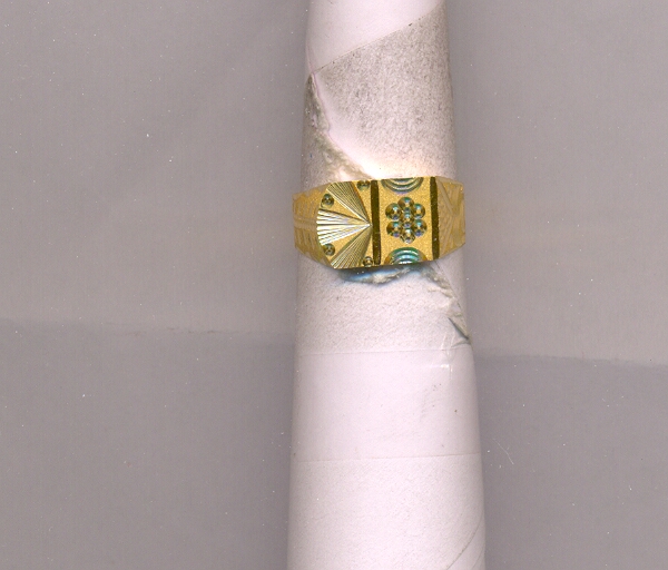 GOLD RING GENTS PLAIN GENERAL