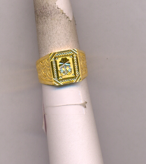 GOLD RING GENTS PLAIN GENERAL