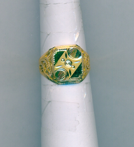 GOLD RING GENTS PLAIN GENERAL