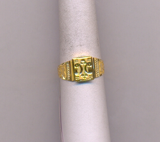 GOLD RING GENTS PLAIN GENERAL
