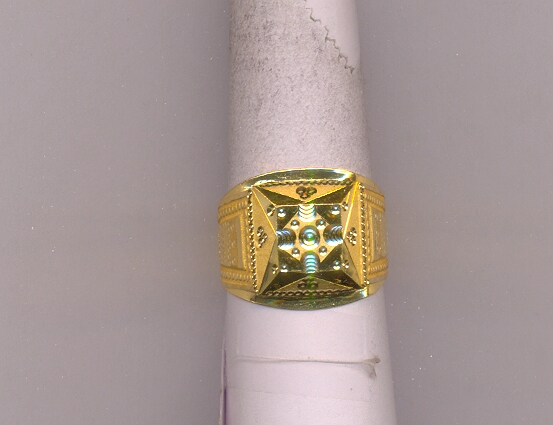 GOLD RING GENTS PLAIN GENERAL