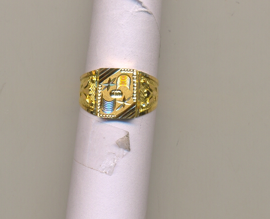 GOLD RING GENTS PLAIN GENERAL