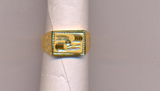 GOLD RING GENTS PLAIN GENERAL