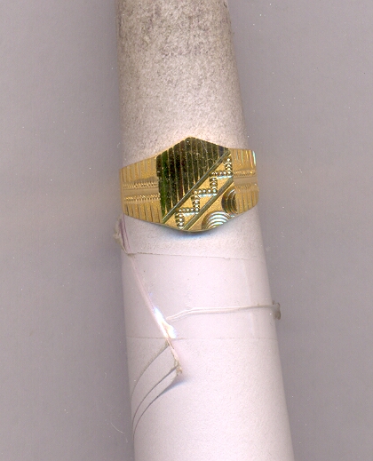 GOLD RING GENTS PLAIN GENERAL