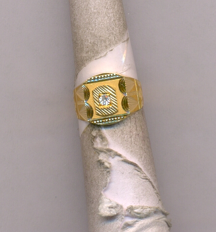GOLD RING GENTS PLAIN GENERAL