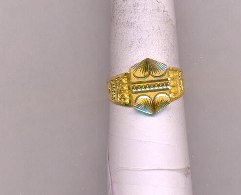 GOLD RING GENTS PLAIN GENERAL