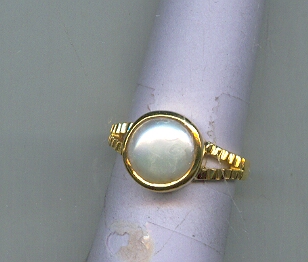 GOLD RING GENTS PLAIN GENERAL