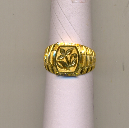 GOLD RING GENTS PLAIN GENERAL
