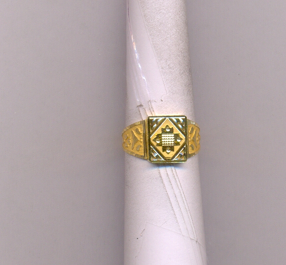 GOLD RING GENTS PLAIN GENERAL