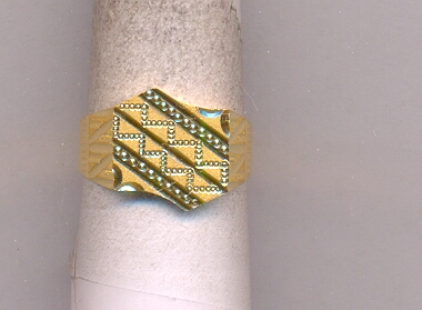 GOLD RING GENTS PLAIN GENERAL