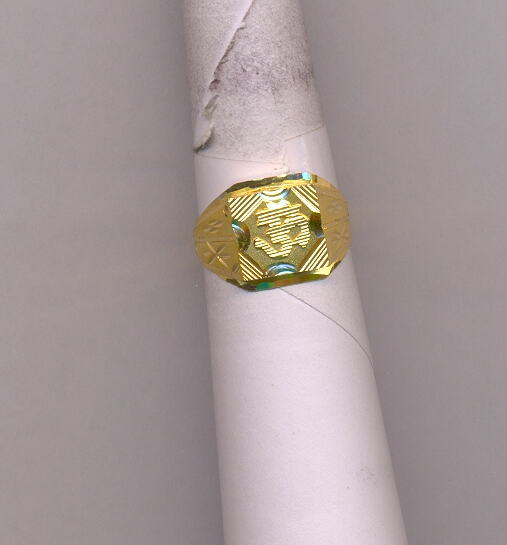 GOLD RING GENTS PLAIN GENERAL