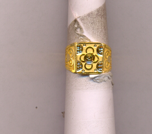 GOLD RING GENTS PLAIN GENERAL