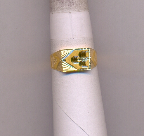 GOLD RING GENTS PLAIN GENERAL