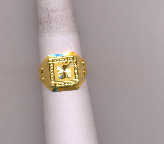 GOLD RING GENTS PLAIN GENERAL