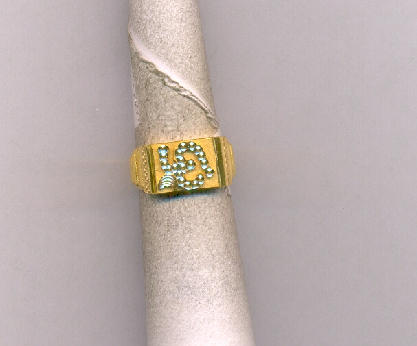 GOLD RING GENTS PLAIN GENERAL