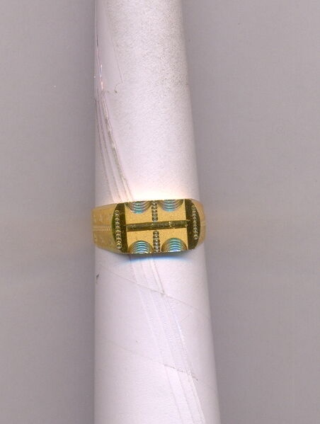 GOLD RING GENTS PLAIN GENERAL