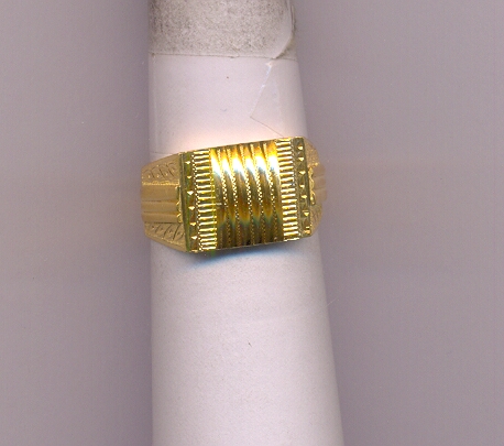 GOLD RING GENTS PLAIN GENERAL