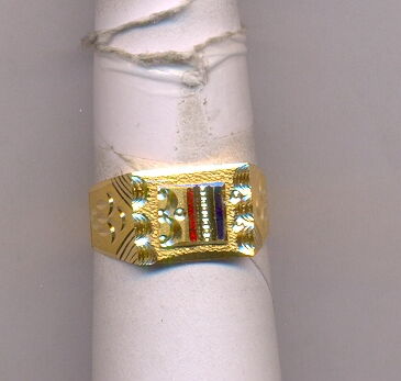 GOLD RING GENTS PLAIN GENERAL