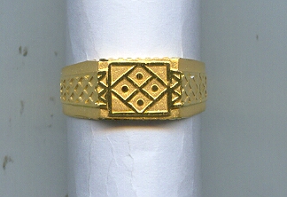 GOLD RING GENTS PLAIN GENERAL