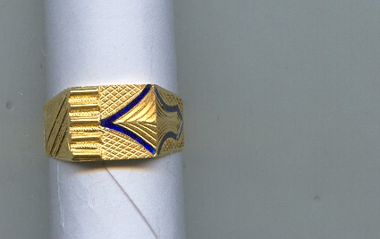 GOLD RING GENTS PLAIN GENERAL