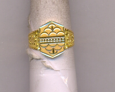 GOLD RING GENTS PLAIN GENERAL