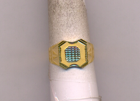 GOLD RING GENTS PLAIN GENERAL
