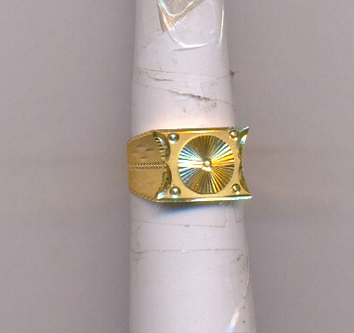 GOLD RING GENTS PLAIN GENERAL
