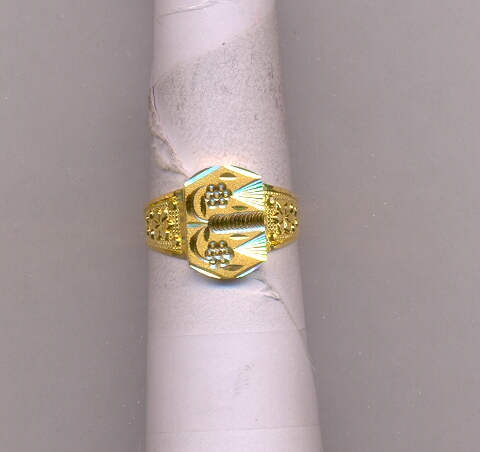 GOLD RING GENTS PLAIN GENERAL