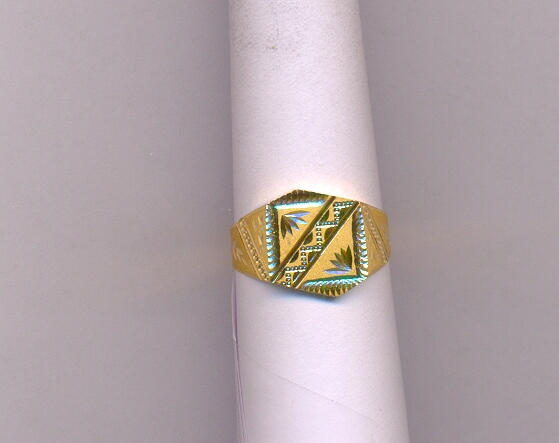 GOLD RING GENTS PLAIN GENERAL