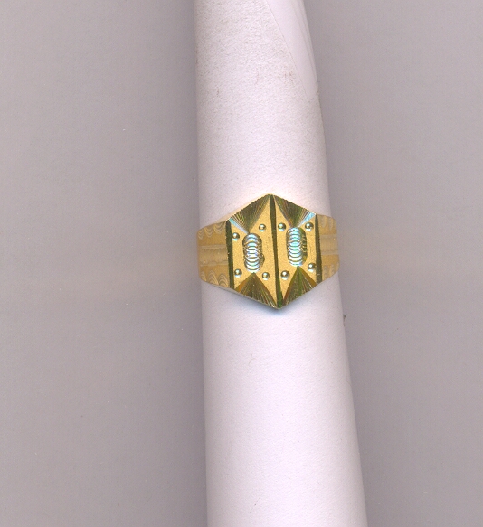 GOLD RING GENTS PLAIN GENERAL
