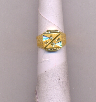 GOLD RING GENTS PLAIN GENERAL