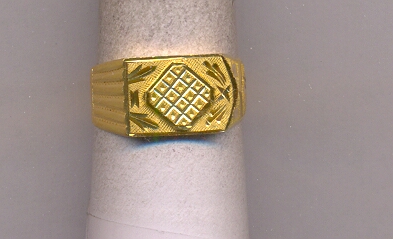 GOLD RING GENTS PLAIN GENERAL