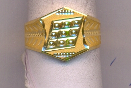 GOLD RING GENTS PLAIN GENERAL