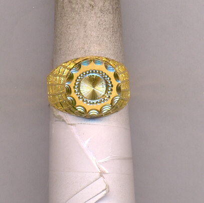 GOLD RING GENTS PLAIN GENERAL
