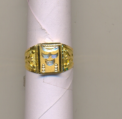 GOLD RING GENTS PLAIN GENERAL