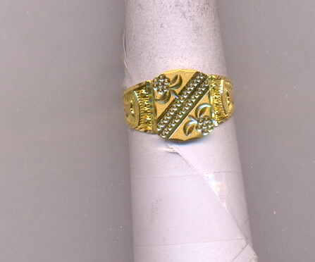 GOLD RING GENTS PLAIN GENERAL