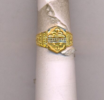 GOLD RING GENTS PLAIN GENERAL