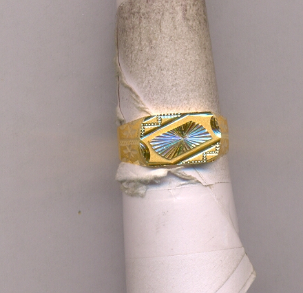 GOLD RING GENTS PLAIN GENERAL