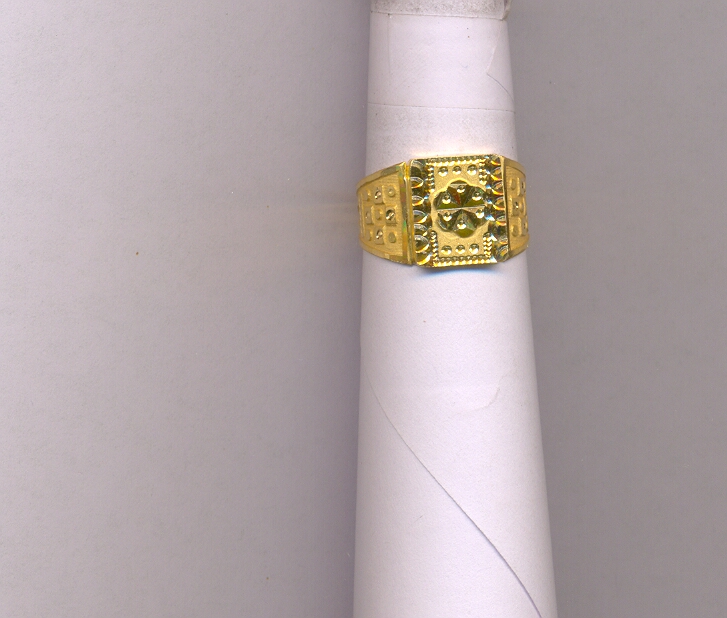 GOLD RING GENTS PLAIN GENERAL