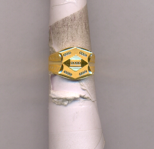 GOLD RING GENTS PLAIN GENERAL